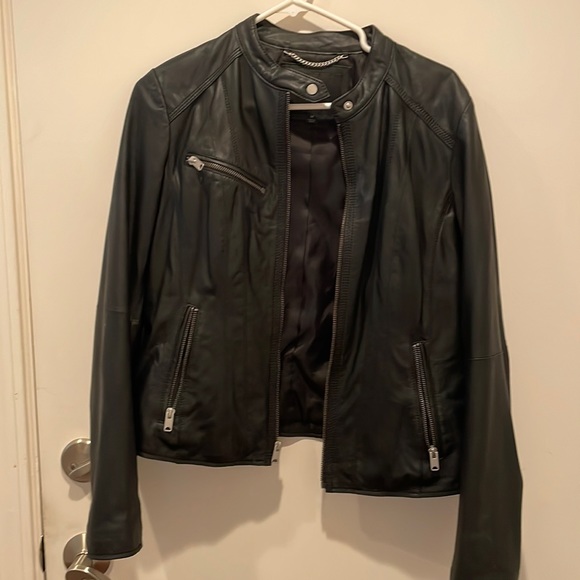 Andrew Marc womens leather jacket medium - Picture 1 of 4